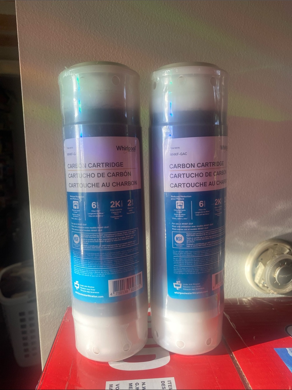 Whirlpool Carbon Water Filter Cartridge - (Set of 2)